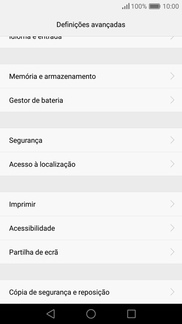 Prima Cópia de segurança e reposição.