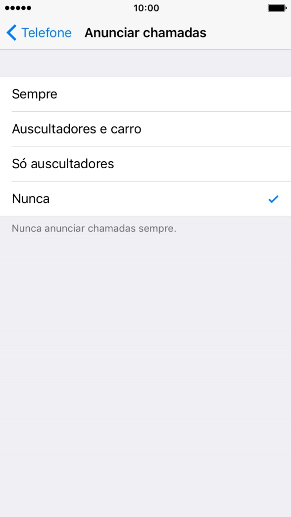 Prima Sempre para ativar a função sempre que o perfil silencioso está desativado.
