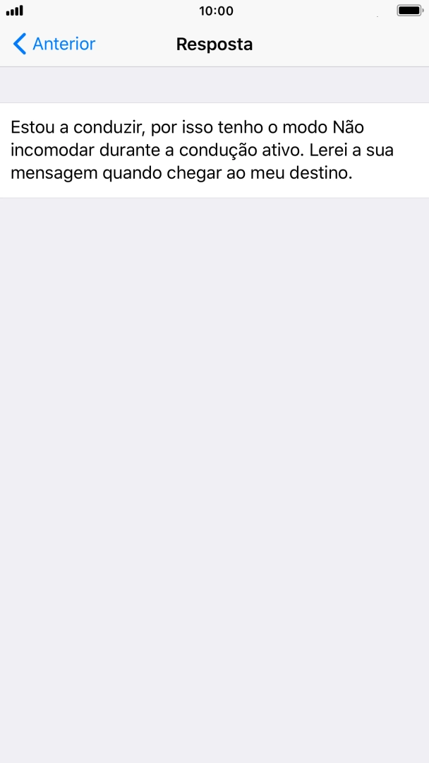 Prima a tecla de início para terminar e voltar ao ecrã inicial.