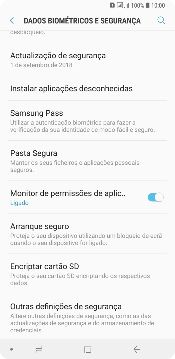 Prima Outras definições de segurança.