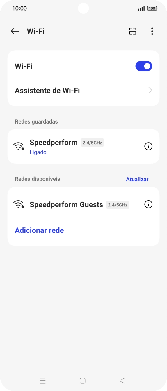 Prima a tecla de início para terminar e voltar ao ecrã inicial.