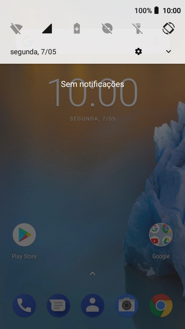 Prima o ícone de perfil para ativar ou desativar a função.