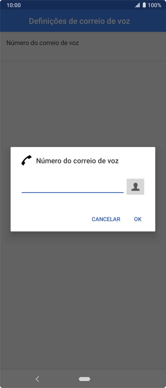 Introduza 123 e prima OK.