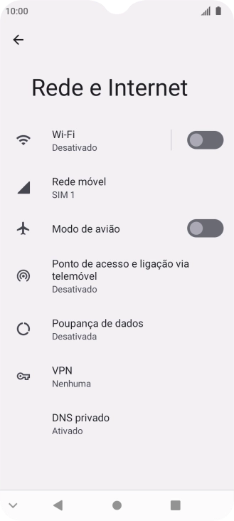 Prima Ponto de acesso e ligação via telemóvel.