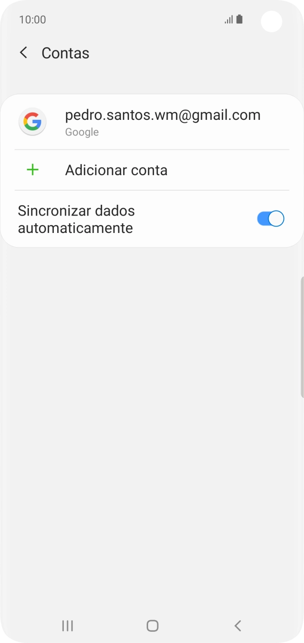 Prima a tecla de início para terminar e voltar ao ecrã inicial.
