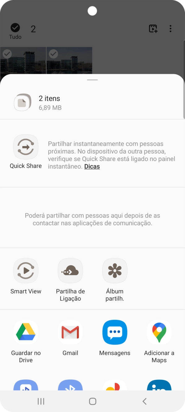 Prima Guardar no Drive.