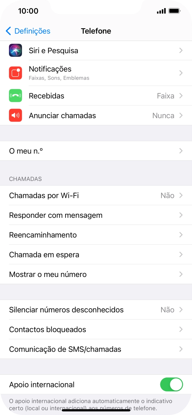 Prima Chamada em espera.