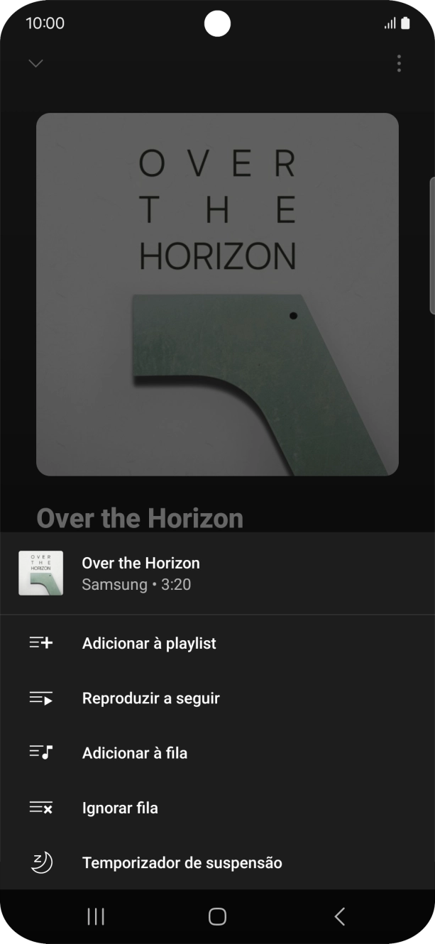 Prima o ícone para adicionar.