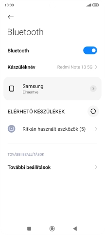 A befejezéshez, és ahhoz, hogy visszatérhess a főképernyőhöz, nyomd meg a főgombot.