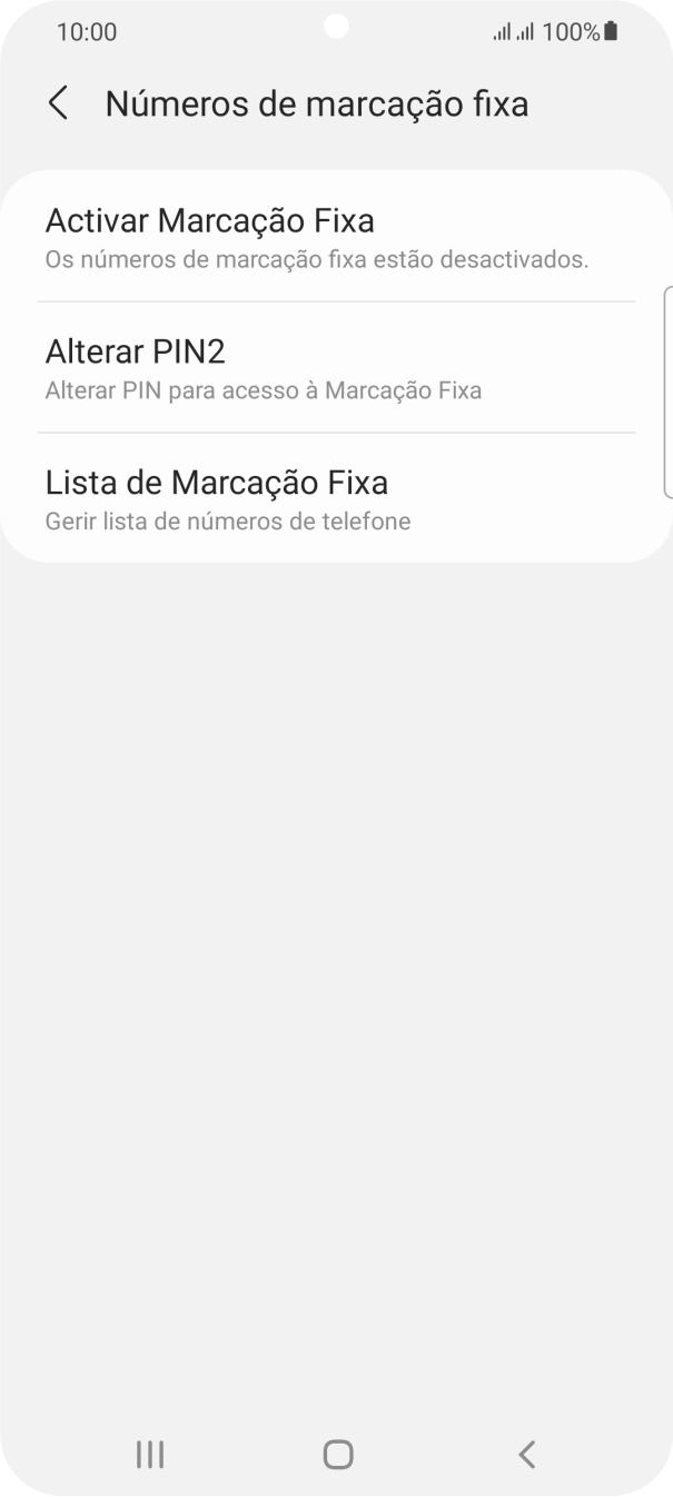 Prima Activar Marcação Fixa.