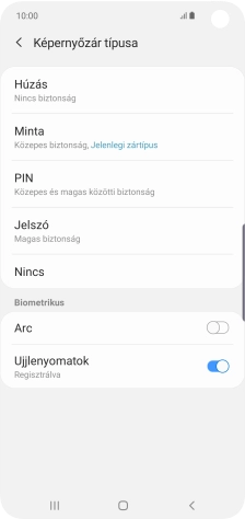 Válaszd a Nincs lehetőséget.