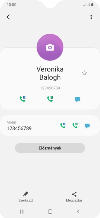 A befejezéshez, és ahhoz, hogy visszatérhess a főképernyőhöz, nyomd meg a főgombot.