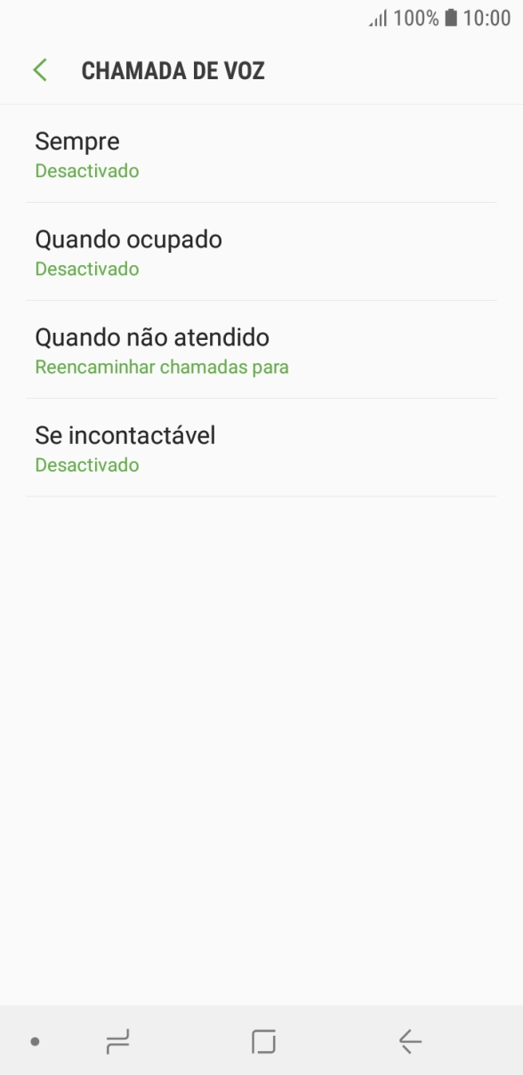 Prima a tecla de início para terminar e voltar ao ecrã inicial.