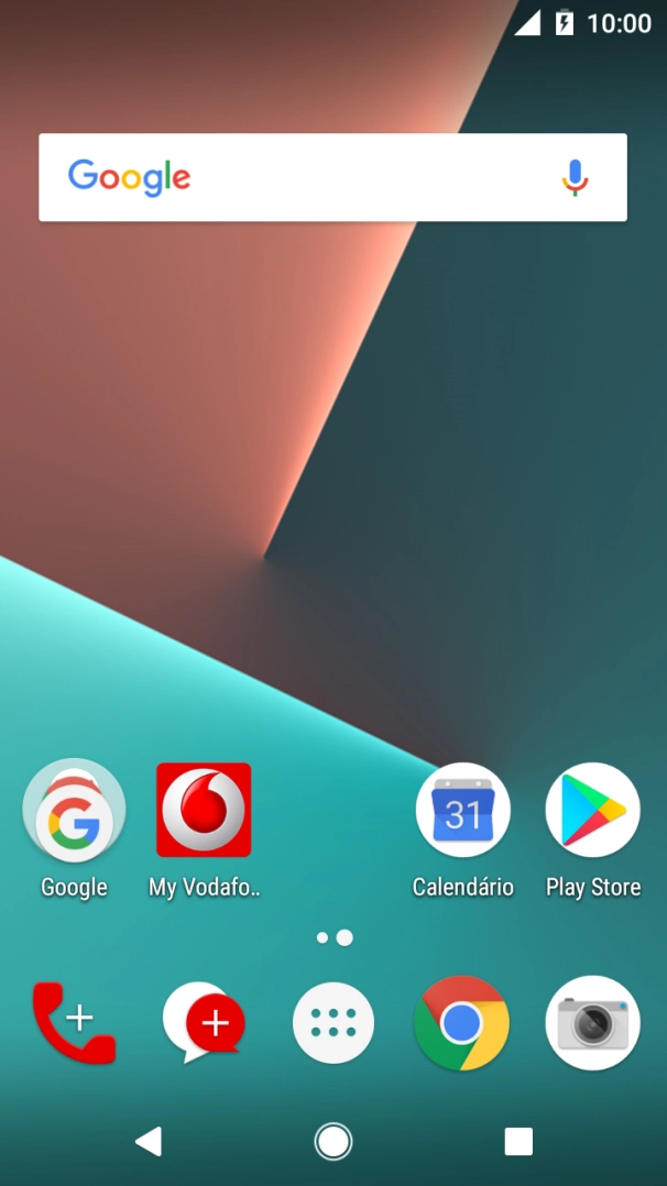 Quando o ícone de bateria em carregamento for mostrado no ecrã, a bateria está em carregamento.