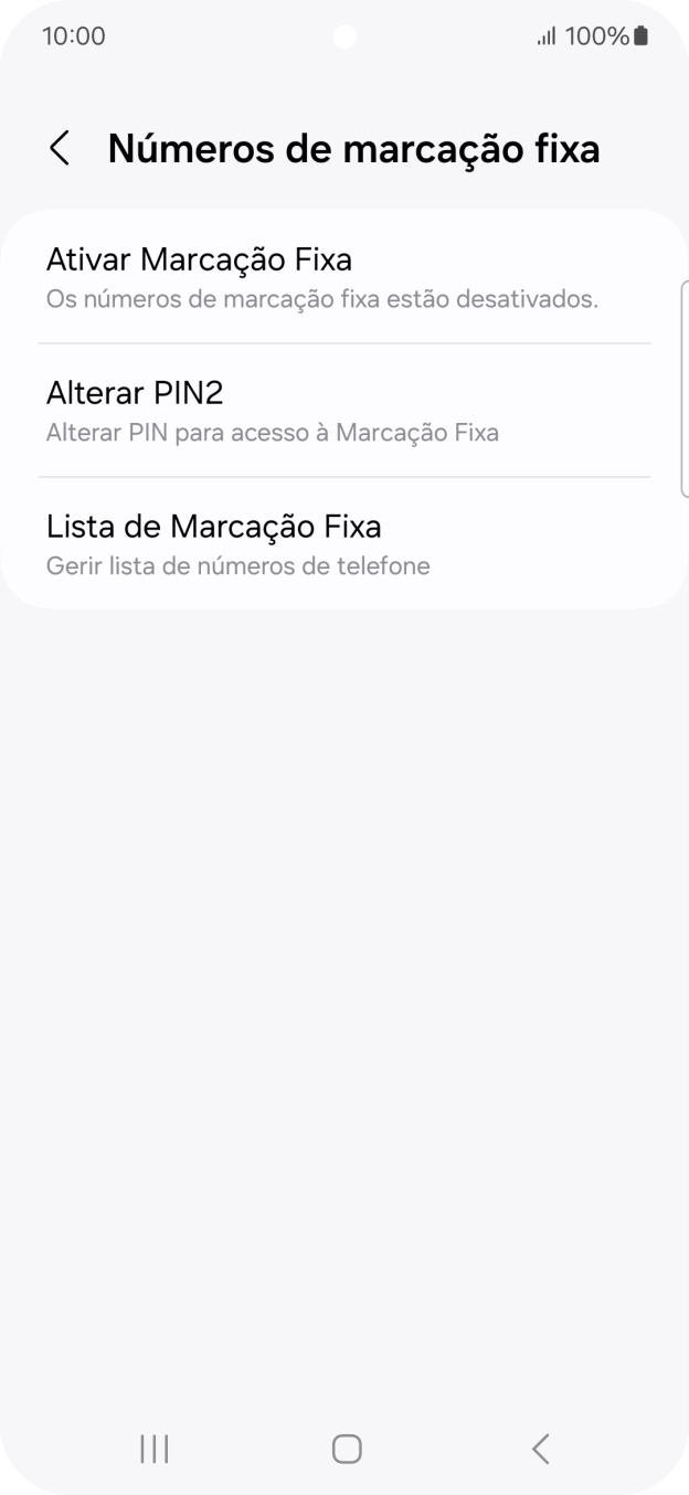 Prima Ativar Marcação Fixa.