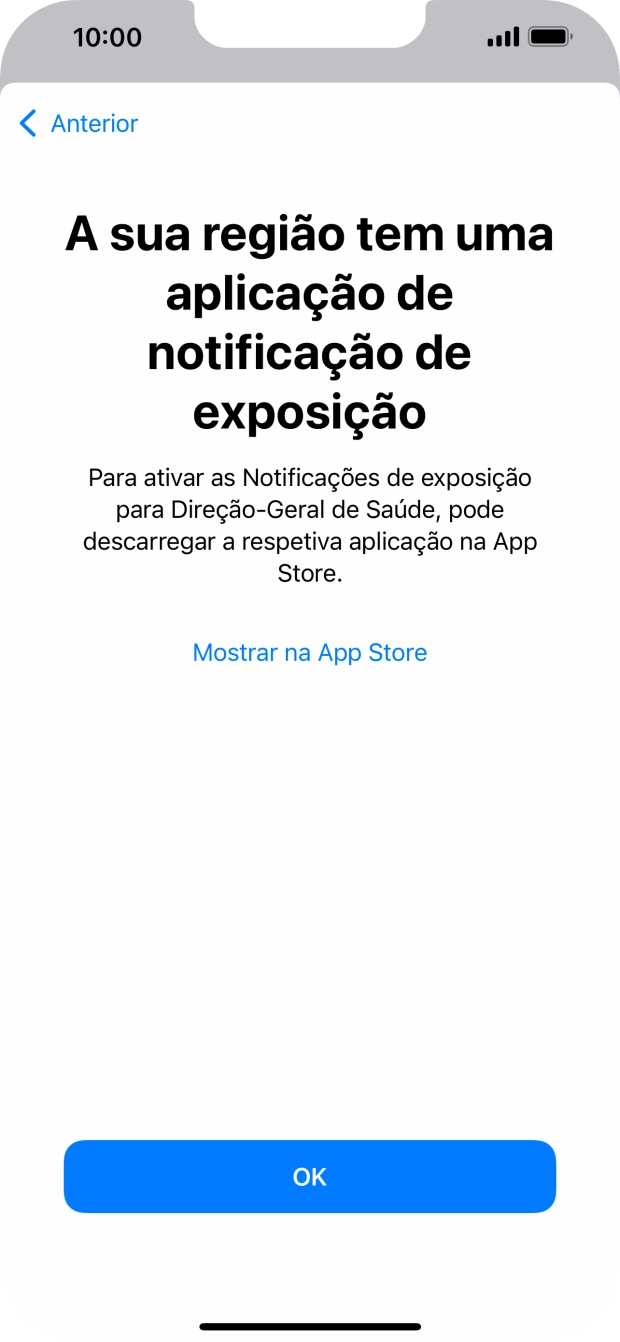 Prima Mostrar na App Store e siga as indicações no ecrã para descarregar e instalar a app.