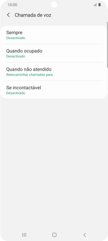 Prima a tecla de início para terminar e voltar ao ecrã inicial.