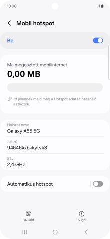 A befejezéshez, és ahhoz, hogy visszatérhess a főképernyőhöz, nyomd meg a főgombot.