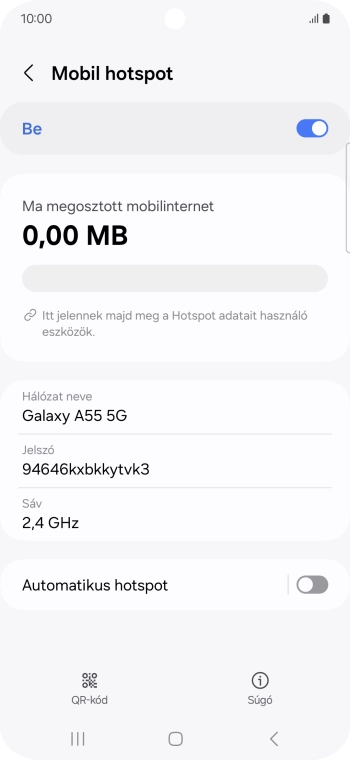 A befejezéshez, és ahhoz, hogy visszatérhess a főképernyőhöz, nyomd meg a főgombot.