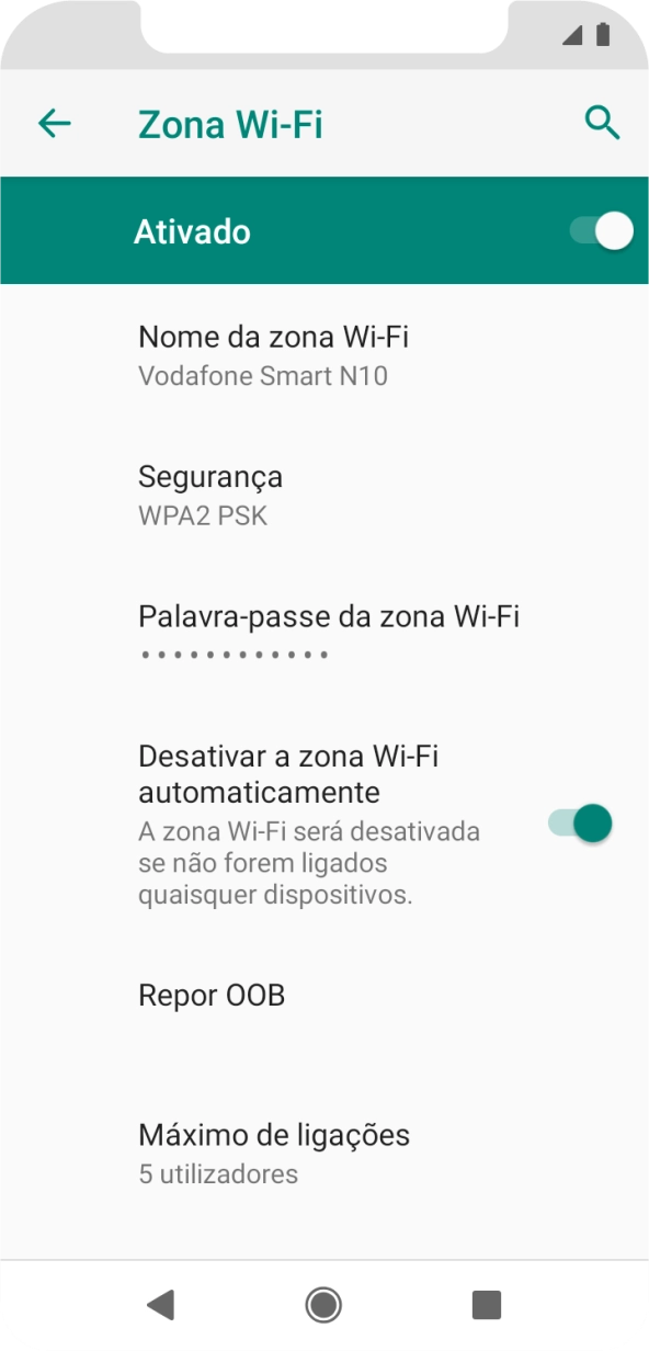 Prima a tecla de início para terminar e voltar ao ecrã inicial.