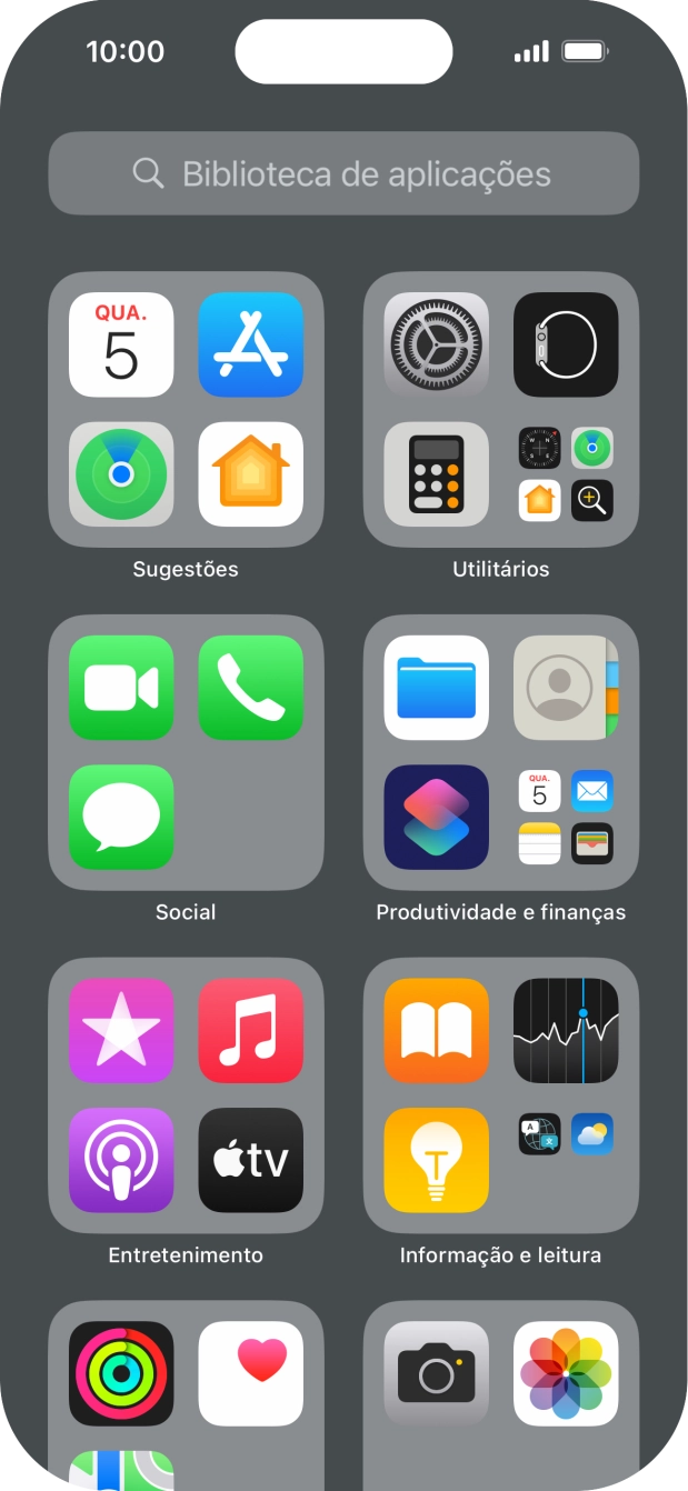 Prima a app pretendida.