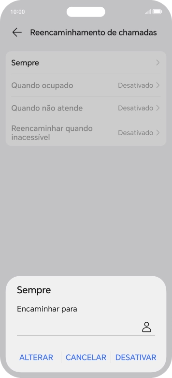 Prima DESATIVAR.