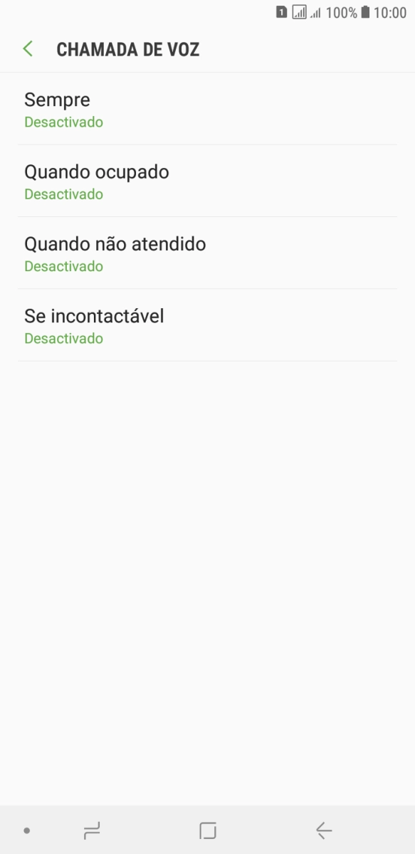 Prima o tipo de desvio pretendido.