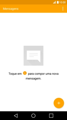 Prima o ícone de nova mensagem.