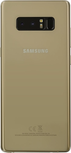 Imagen 2: Vista posterior del Samsung Galaxy Note8 - Black