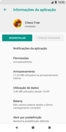 Prima Notificações da aplicação.
