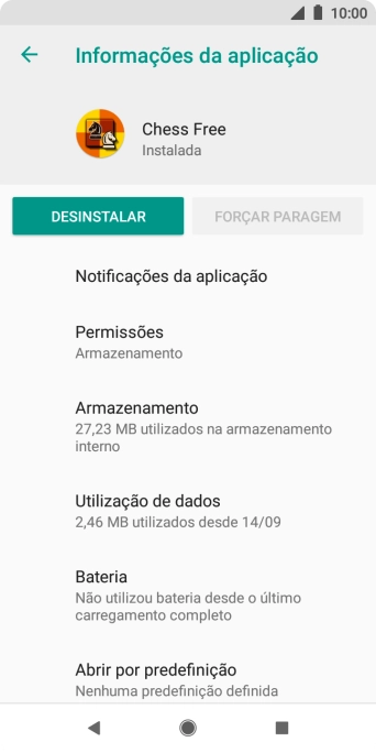 Prima Notificações da aplicação.