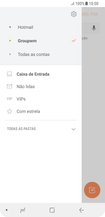 Prima a conta pretendida.