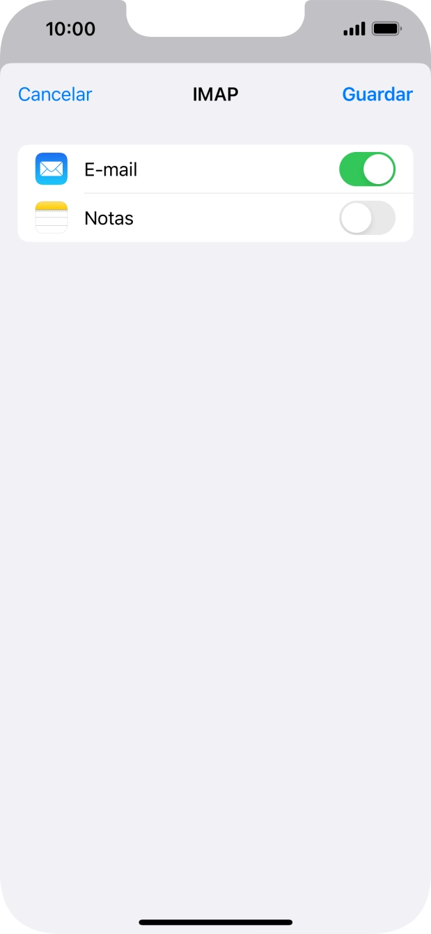 Prima Guardar. A sua conta de e-mail está agora configurada. Se pretender escolher definições adicionais para o servidor de receção e envio, siga os passos seguintes.