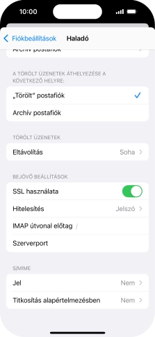 Válaszd a Hitelesítés lehetőséget.