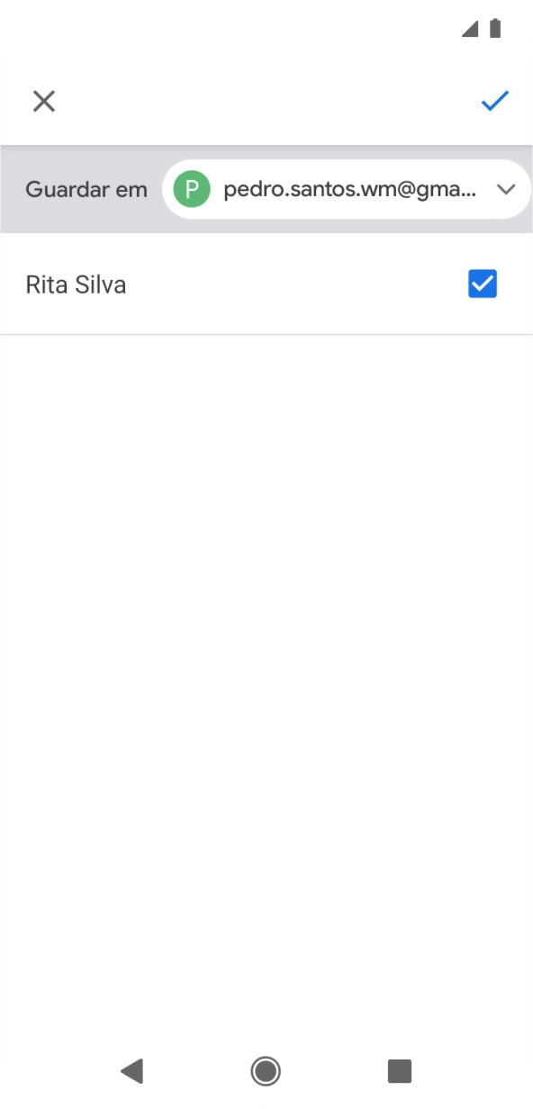Prima a lista suspensa junto a 
