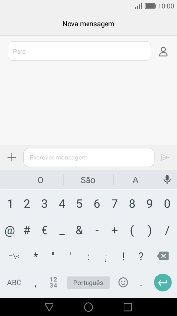 Prima =\ para ver mais caracteres especiais.