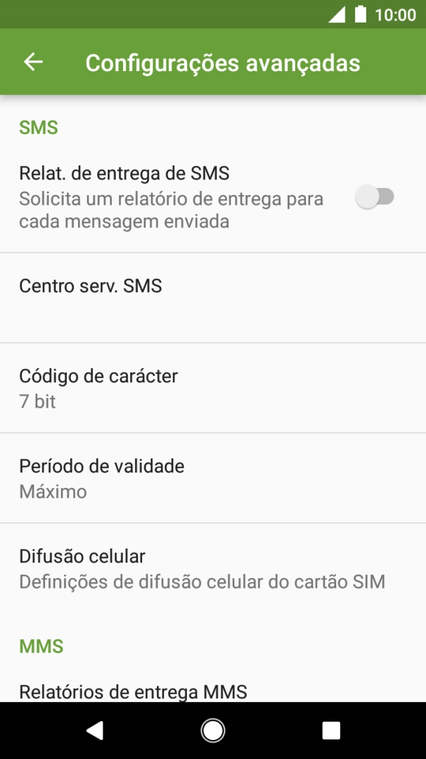 Prima Centro serv. SMS.