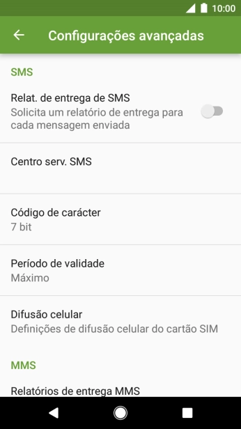 Prima Centro serv. SMS.