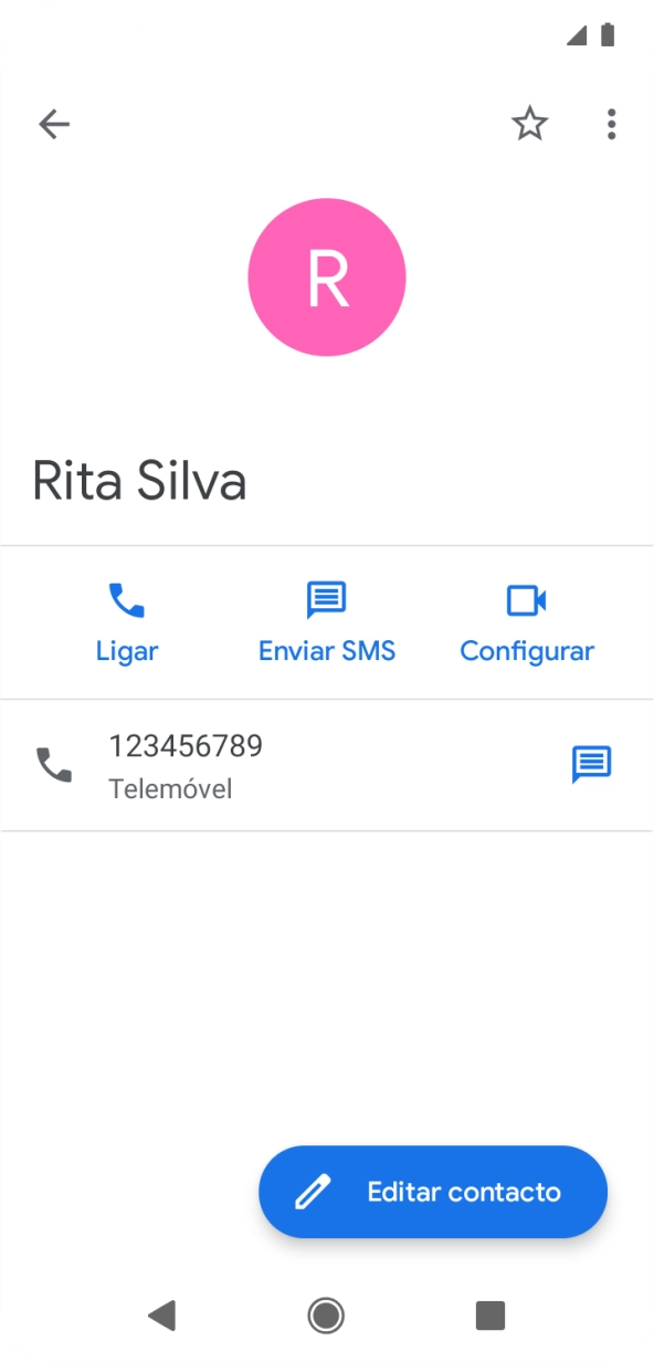 Prima a tecla de início para terminar e voltar ao ecrã inicial.