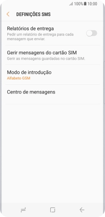 Prima Centro de mensagens.