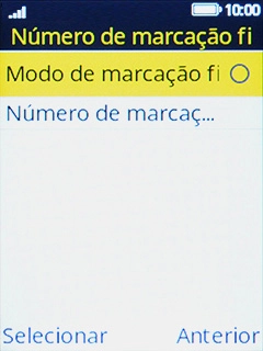 Escolha Modo de marcação fixo para ativar a função.