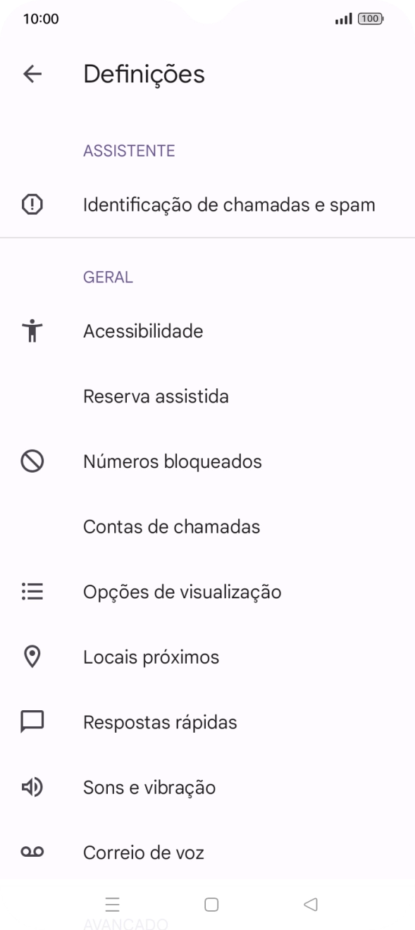 Prima Contas de chamadas.
