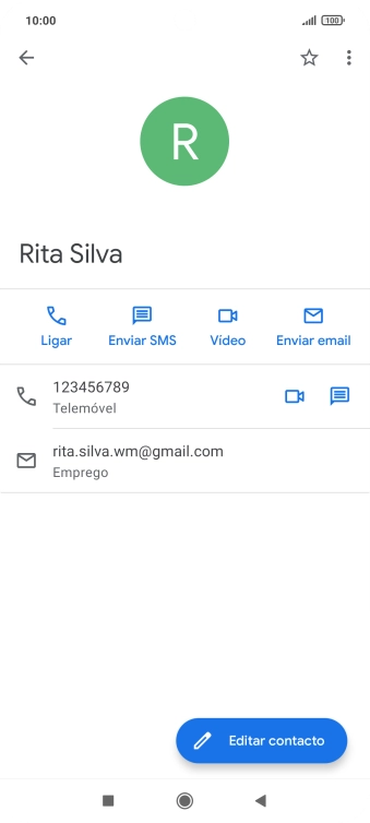 Prima o número pretendido.