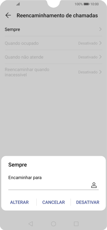 Prima DESATIVAR.
