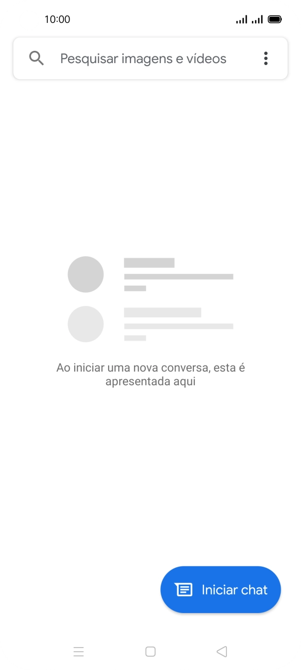 Prima Iniciar chat.