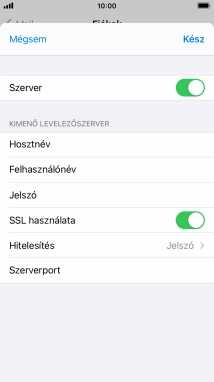 Kattints az „SSL használata” melletti csúszkára a funkció kikapcsolásához.