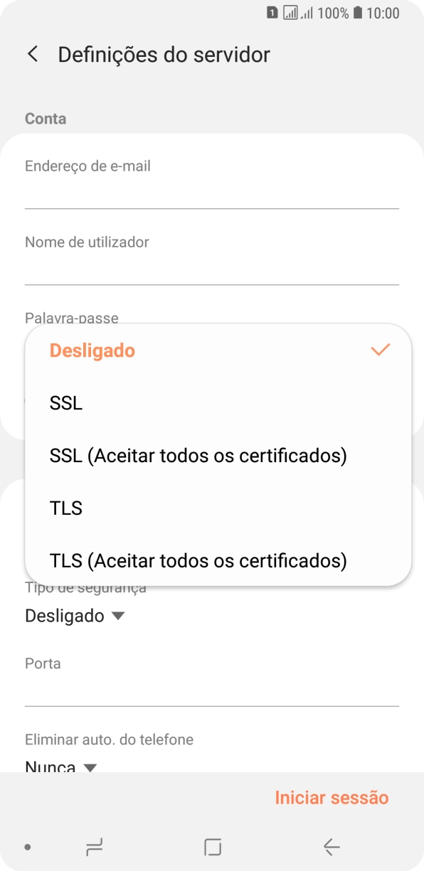 Prima SSL para ativar a função.