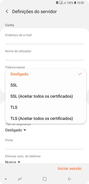 Prima SSL para ativar a função.