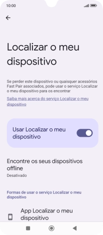 Prima a tecla de início para terminar e voltar ao ecrã inicial.