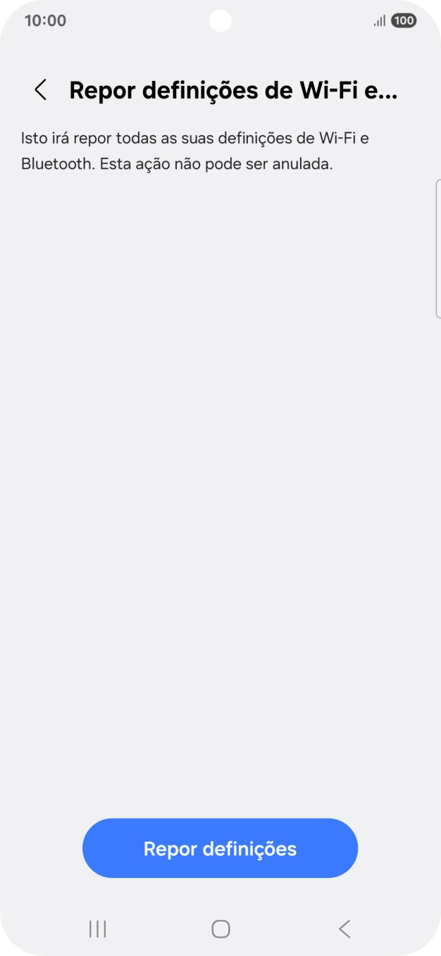 Prima Repor definições.